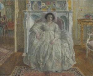 Old Fashioned Gown by Frederick Carl Frieseke