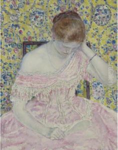 Old Fashioned Gown by Frederick Carl Frieseke