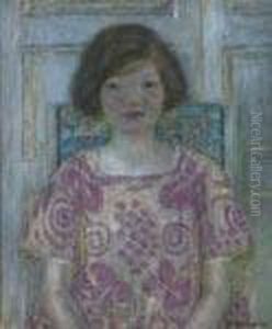 ''portrait Of Frances'' by Frederick Carl Frieseke