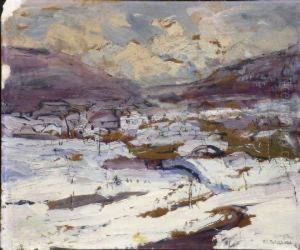 Valley In Winter by Frederick Carl Frieseke