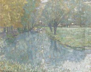 On The River, Giverny by Frederick Carl Frieseke