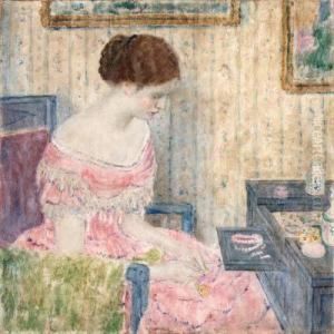 Woman With Jewels by Frederick Carl Frieseke