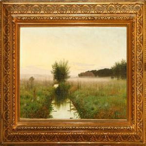 An Early Morning In September Outside Vordingborg - view 1