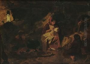 The Cabin Hearth by Alfred Downing Fripp