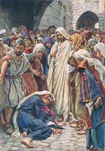The woman who touched the hem of his garment, 1927