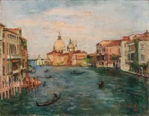 Canal Grande - 1942 by Donato Frisia
