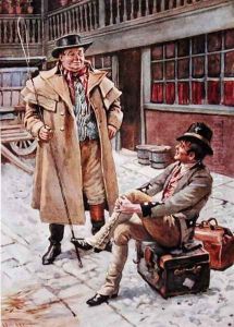 Sam Weller and his Father, 1924 by Harold Copping