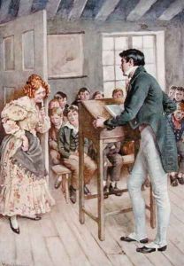 Fanny Squeers and Nicholas Nickleby by Harold Copping