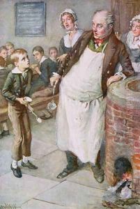 Oliver Asks for More by Harold Copping