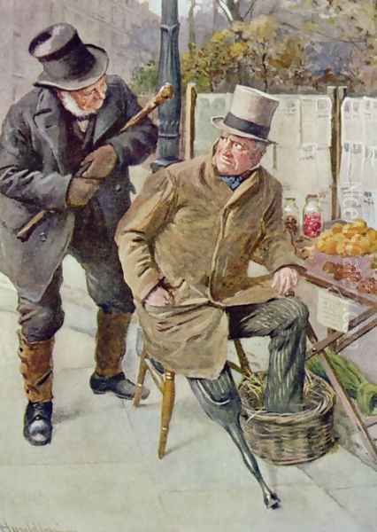 Mr Boffin and Silas Wegg - view 1