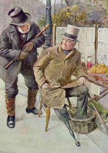 Mr Boffin and Silas Wegg by Harold Copping