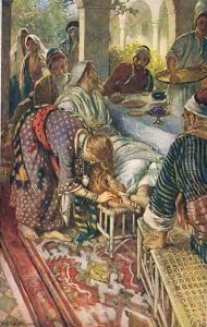 The Woman with the Box of Ointment, 1927 by Harold Copping