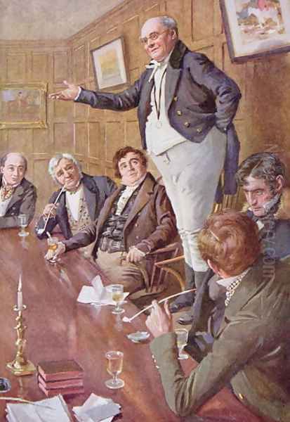 Mr Pickwick Adresses the Club, 1924 - view 1