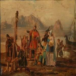 Scene From The Nordic Mythology