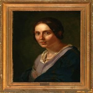 Portraet Af Elisabeth Jerichau Baumann by Lorenz Frolich