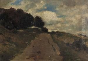 "landschaftsskizze (herbststimmung)". by Otto Frolicher