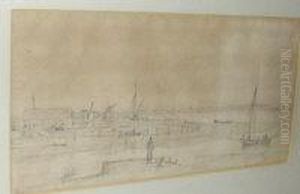 View Near The Common Key, Ipswich by George Frost