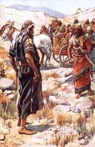 Elijah and Ahab by Harold Copping