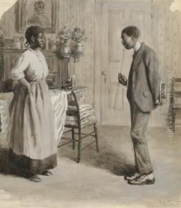 Jes Tak' Yo' Coat Off... by Arthur Burdett (Sr.) Frost