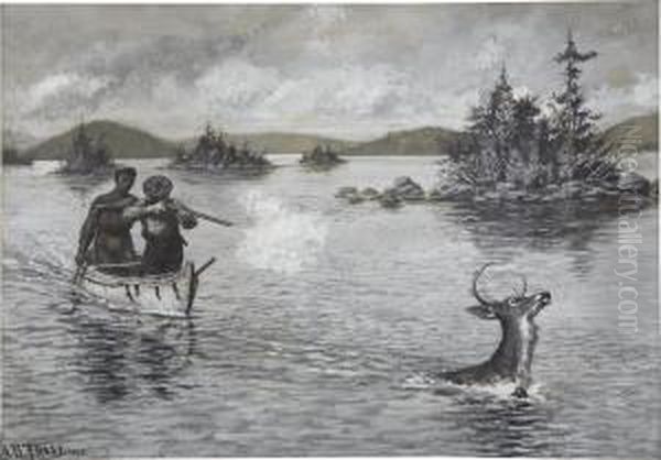 Watering The Deer - view 1
