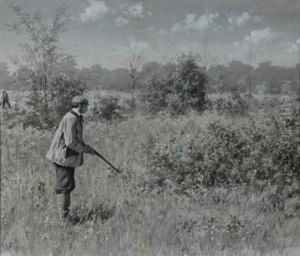 Shoot: Shoot: Man: Why Don't You Shoot? (illustration For by Arthur Burdett (Sr.) Frost