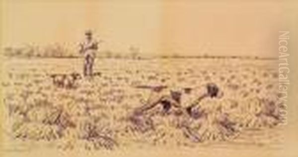 Hunter And Dogs - view 1