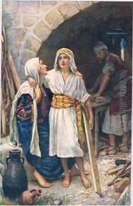 Mary and Jesus by Harold Copping