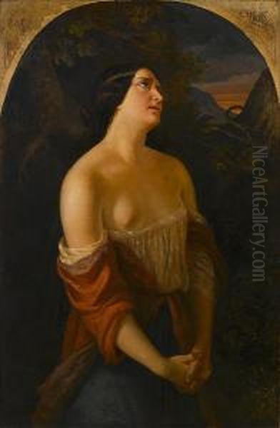 A Figure Standing In A Landscape - view 1