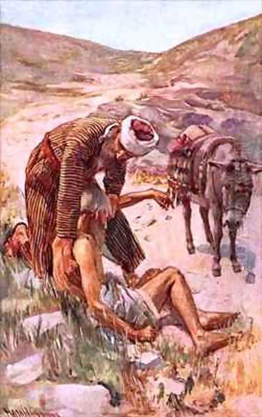 The Good Samaritan by Harold Copping