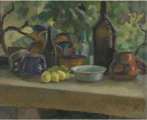 Still Life With Lemons And Casserole Still Life With Lemons And Casserole