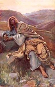 The temptation by Harold Copping