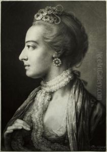 A Fashionable Lady, In Profile To The Left, From
