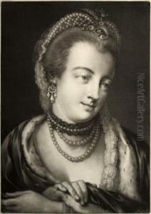 A Fashionable Lady With Her Right Hand On Left Wrist, From