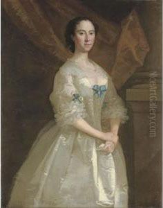 Portrait Of Miss Elizabeth Purley by Thomas Frye