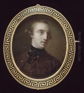 A Gentleman, Wearing Brown Coat, Matching Waistcoat And Tied Black Cravat