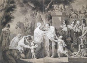 "venturia Fordert Coriolan Auf by Friedrich Heinrich Fuger