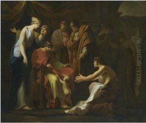 The Young Phyrrus Before King Glaukias