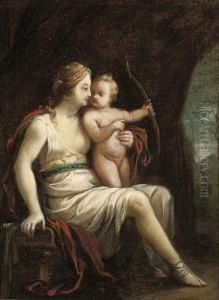 Venus And Cupid by Friedrich Heinrich Fuger