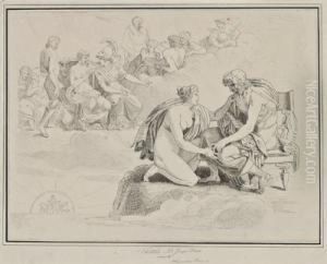 Thetis Und Zeus by Friedrich Heinrich Fuger