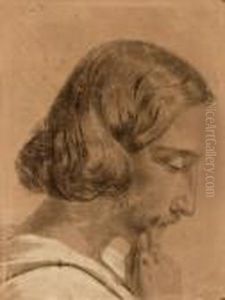Portrait Eine Mannes Im Profil by Friedrich Heinrich Fuger