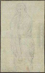 A Standing Female Figure by Friedrich Heinrich Fuger