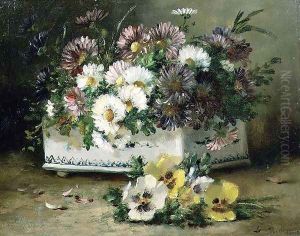 Still Life of Flowers 2 by Eugene Henri Cauchois
