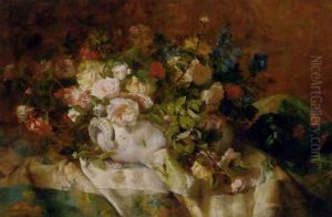 A Summer Bouquet by Eugene Henri Cauchois