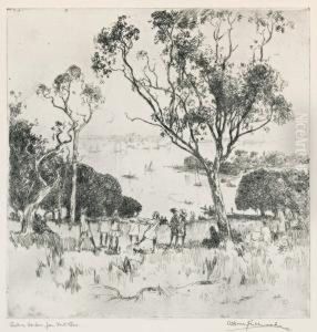 Sydney Harbour, From North Shore by Albert Henry Fullwood