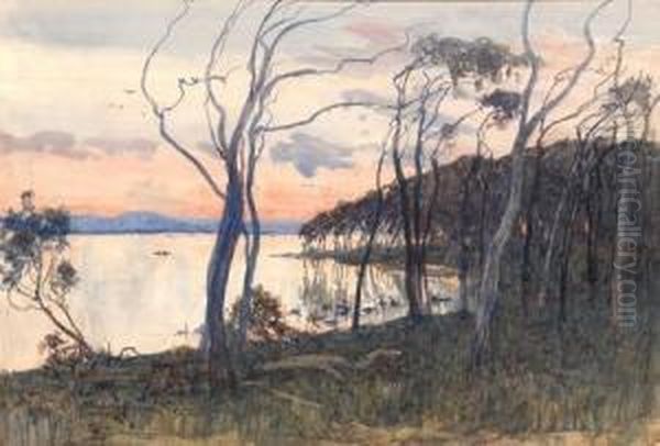 Tuggerah Lakes At Sunset - view 1
