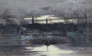 Circular Quay by Albert Henry Fullwood