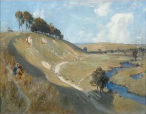Valley Of The Somme by Albert Henry Fullwood