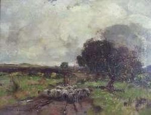 Shepherd With His Flock