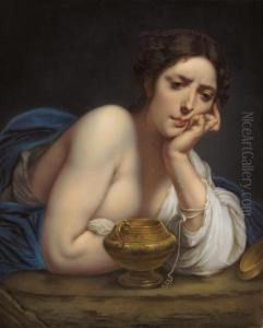 The Penitent Magdalene by Francesco Furini