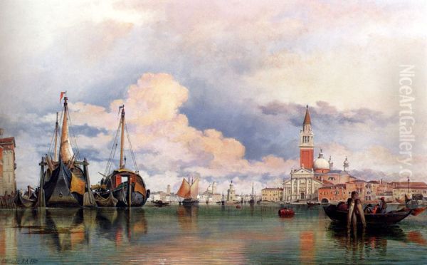 The Church Of The Gesuati And Riva Delle Zattere, With San Giorgio Maggiore Looking East - view 1